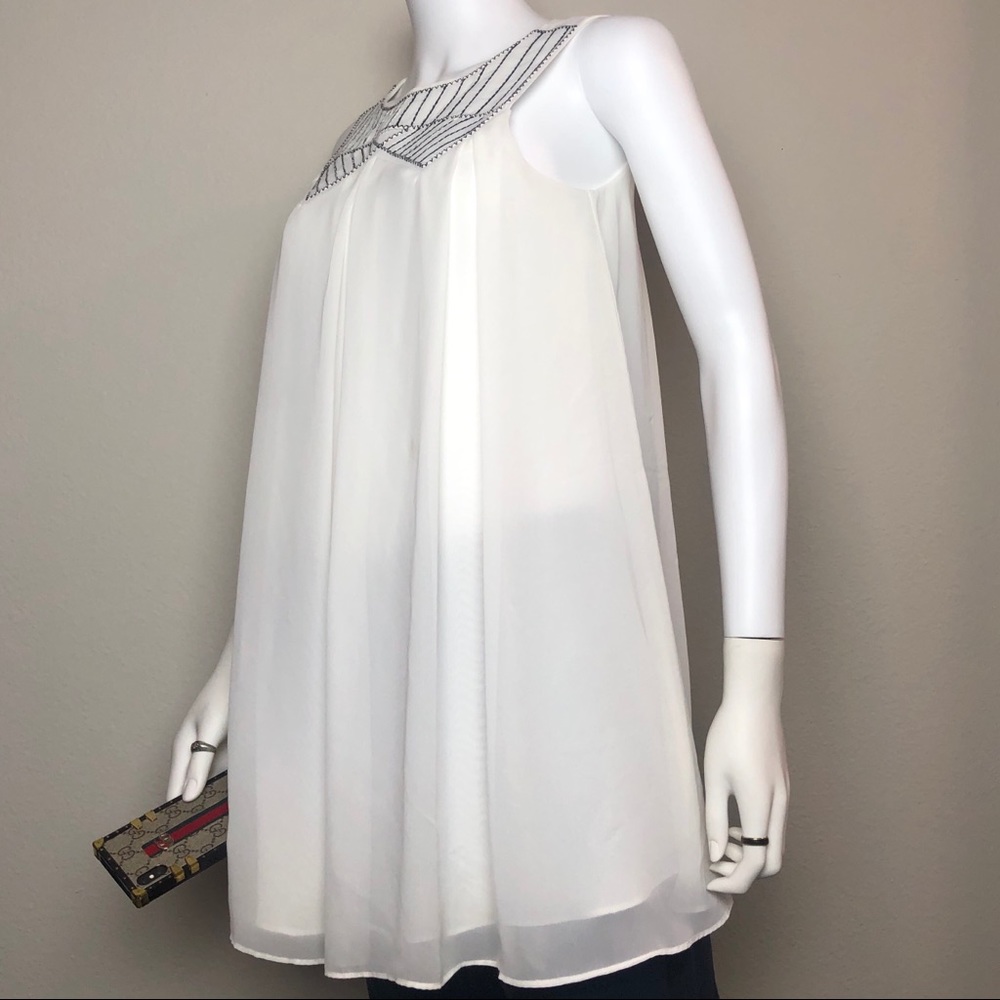 BCBG Sleeveless Blouse